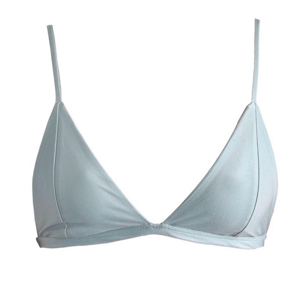 Slate swim bikini top